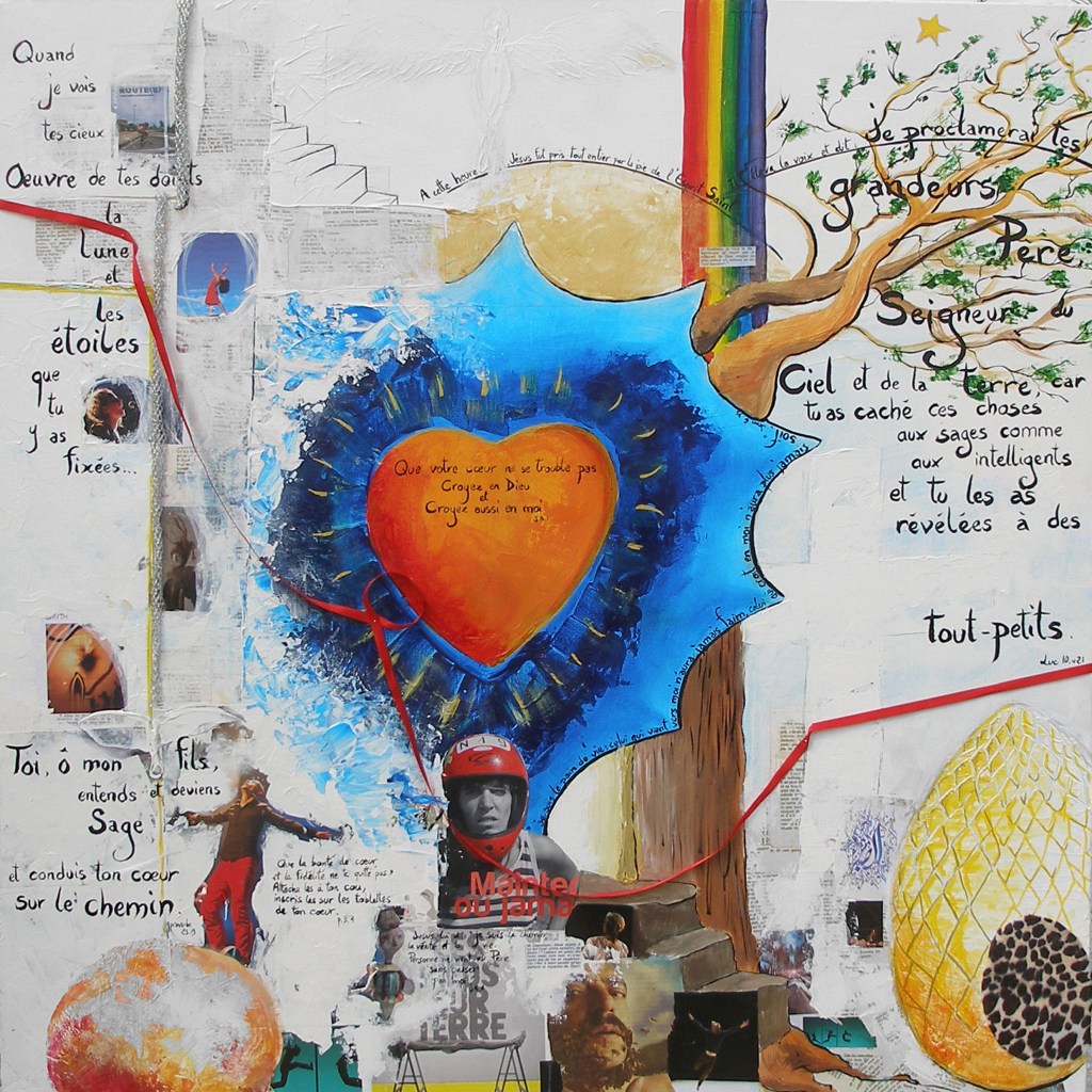 acrylique sur toile, 100 x 100